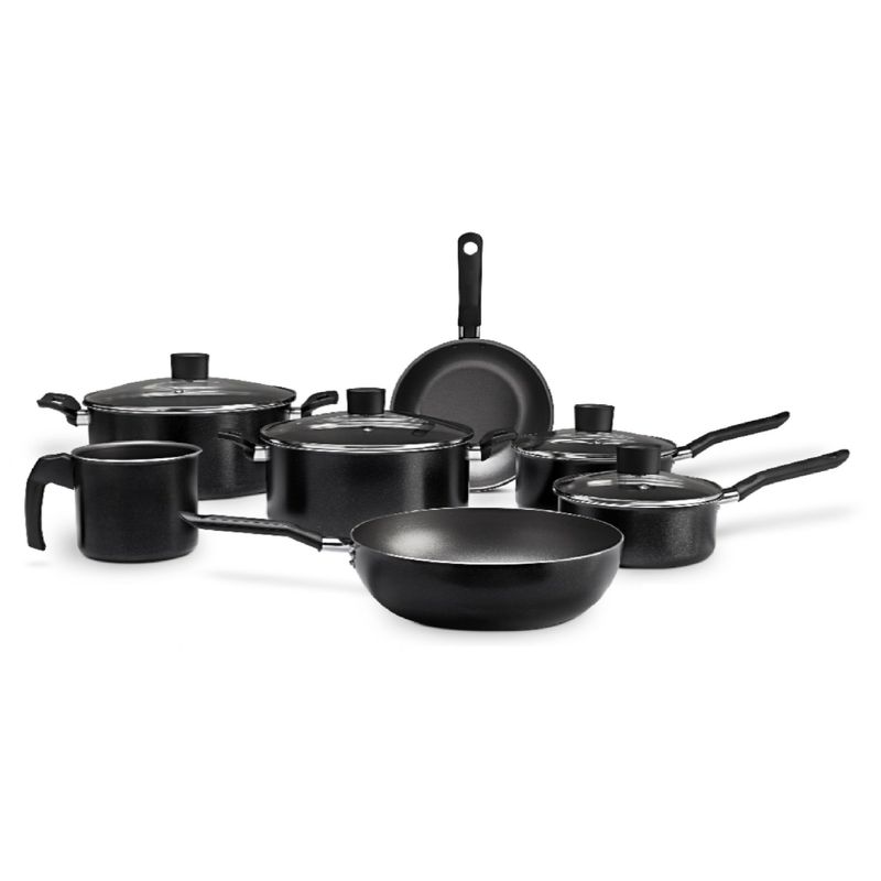 BRINOX - Juego de Ollas 11 Piezas Brinox Ebony Negro