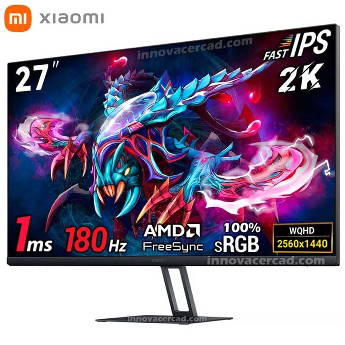 XIAOMI - Monitor Gaming 27" Xiaomi G27QI, QHD 2560 x 1440, Fast IPS, 180hz