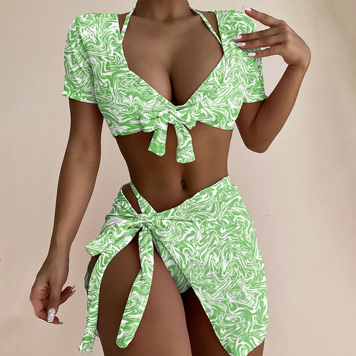 DANZCLUB - ROPA DE BAÑO MUJER PRINT 04