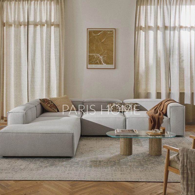 GENERICO - Seccional Izquierdo Rinconera Grande Monarch Tejido - Gris