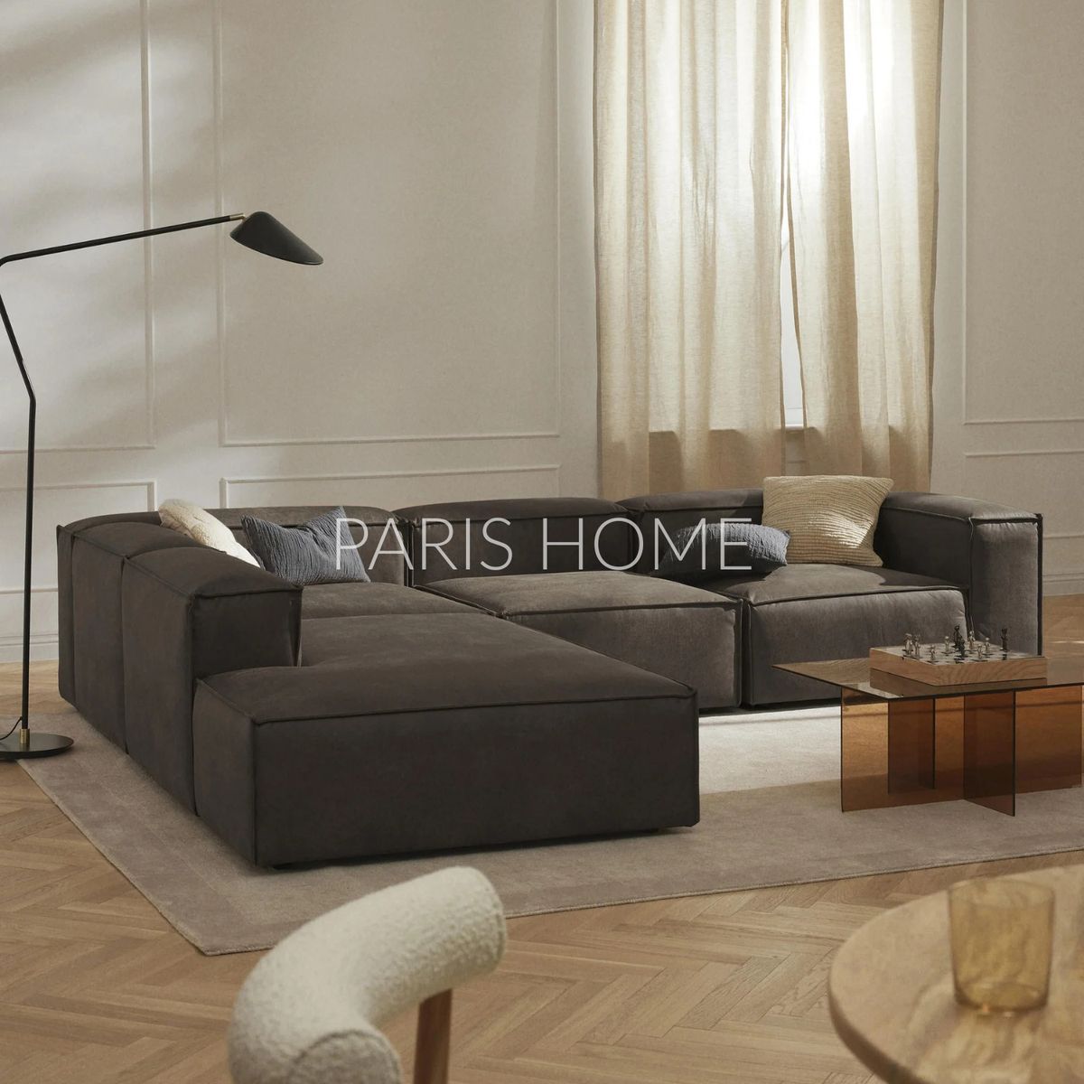 GENERICO - Seccional Izquierdo Rinconera Grande Monarch Ultracuero - Taupe