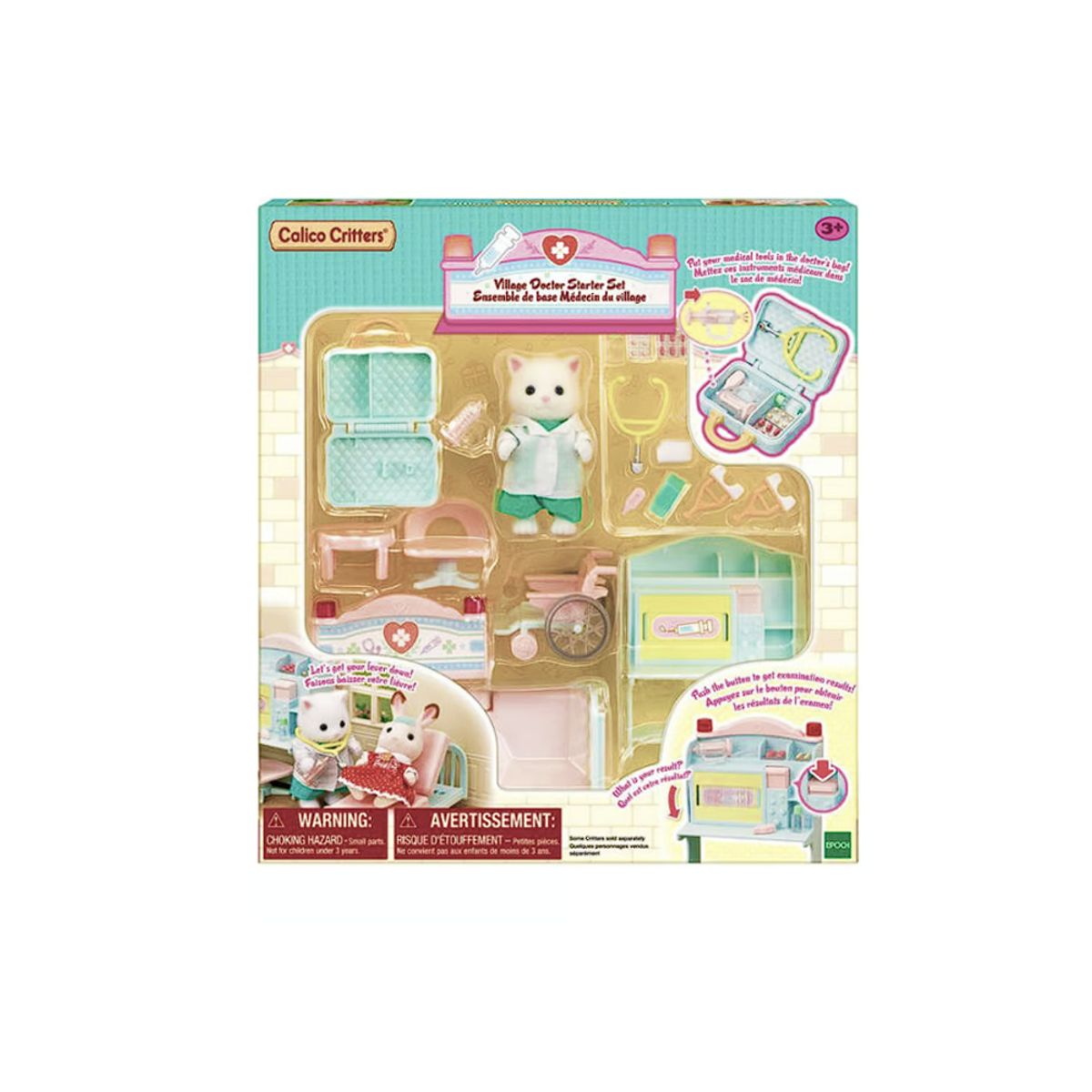 SYLVANIAN FAMILIES - Sylvanian Calico Critters Set Accesorios Doctor Gatito