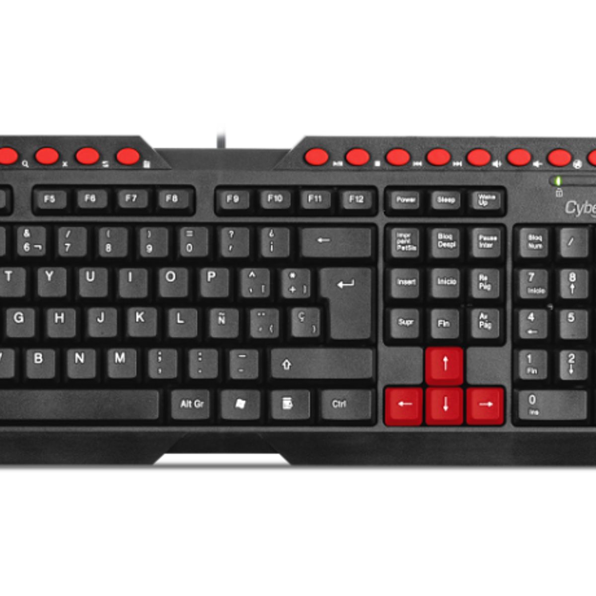 CYBERTEL - Kit PRINCE CYB T2000+ Teclado + Mouse USB CYBERTEL