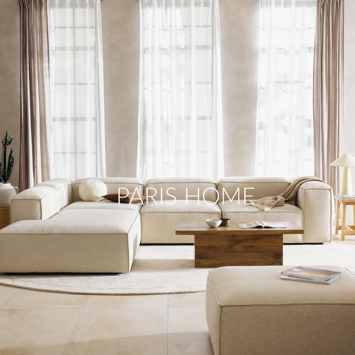 GENERICO - Seccional Izquierdo Rinconera Grande Monarch Lino - Beige