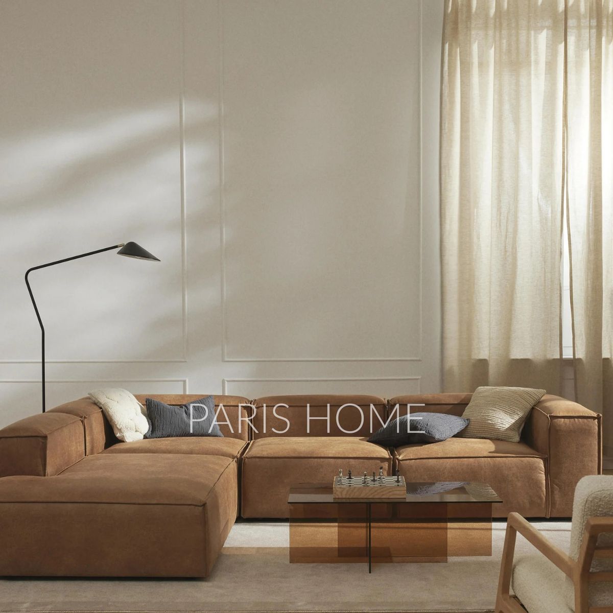 GENERICO - Seccional Izquierdo Rinconera Grande Monarch Ultracuero - Marrón