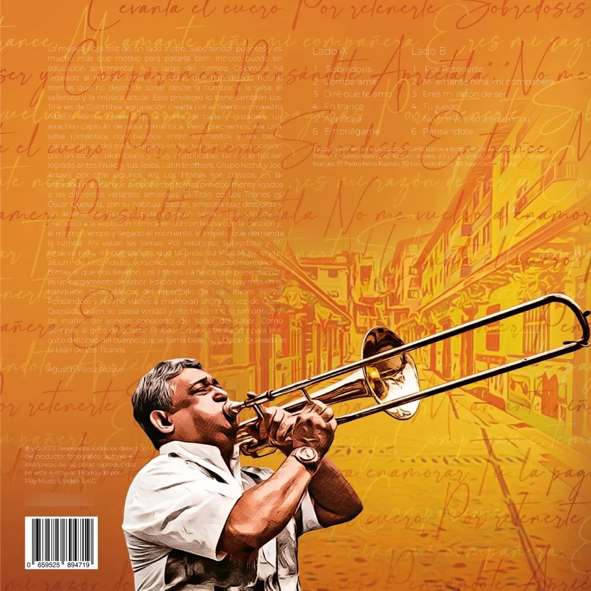 GENERICO - Vinilo El Titán De La Salsa Oscar Quesada