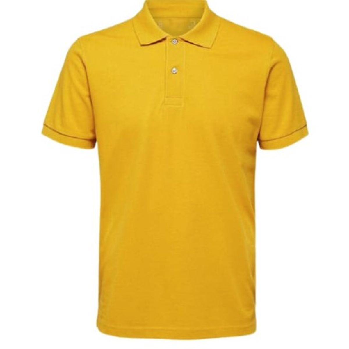 GENERICO - POLO CAMISERO MANGA CORTA AMARILLO ORO