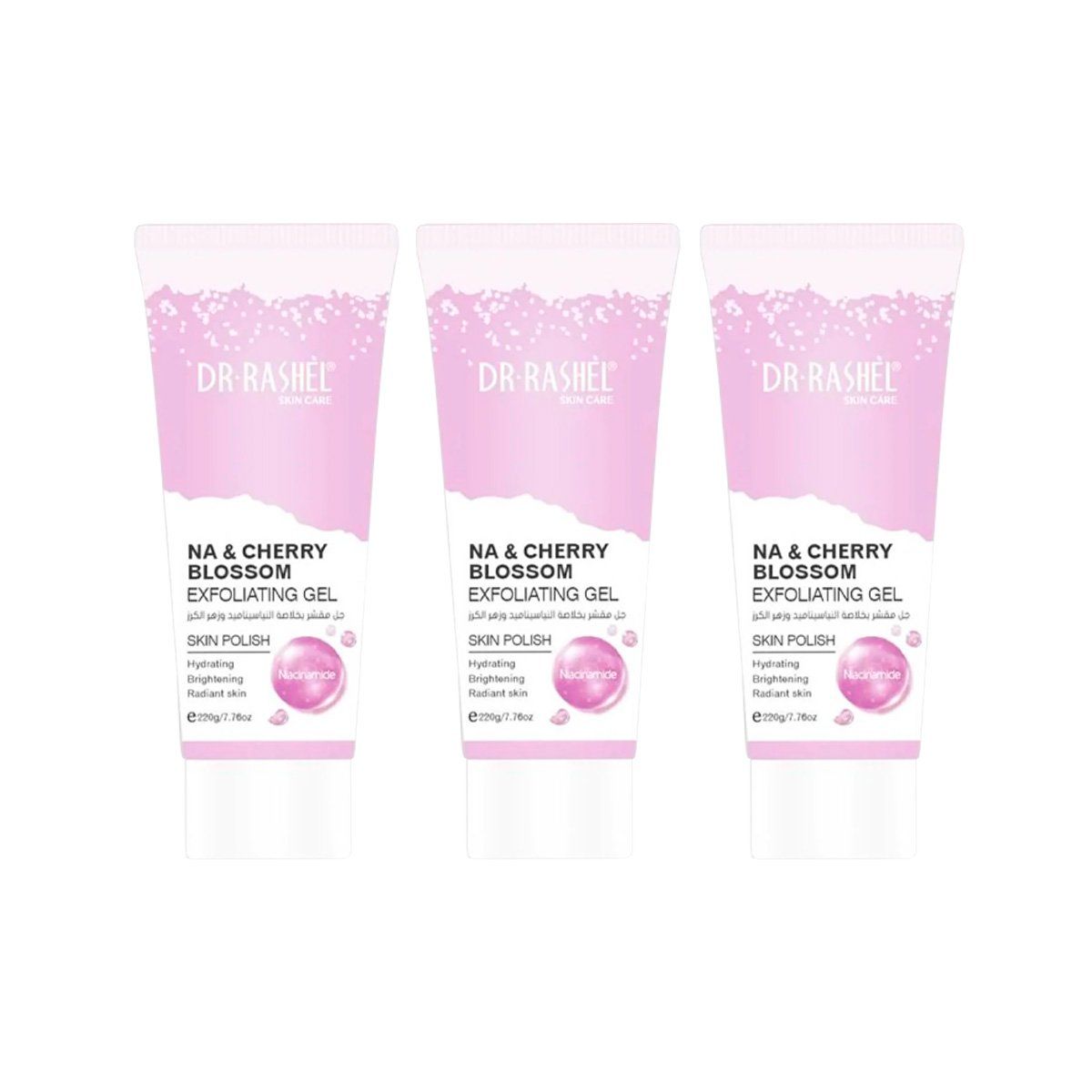 GENERICO - Gel Peeling Na & Cherry Blossom Dr Rashel 220Gr 3 Unidades