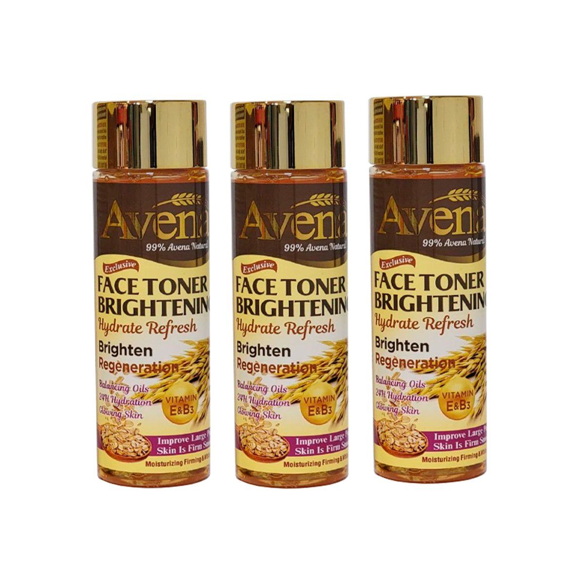 GENERICO - Avena Tonico Facial 200Ml Wokali 3 Unidades