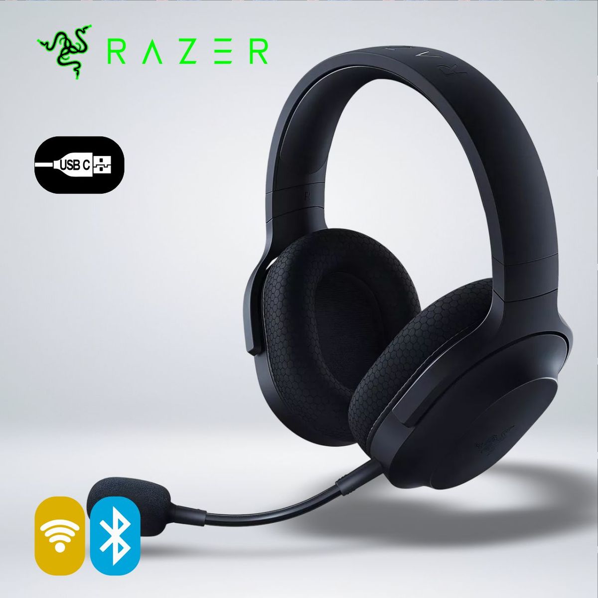 RAZER - AUDIFONO GAMER BARRACUDA X 2022 SONIDO 7.1 BLUETOOTH WIRELESS