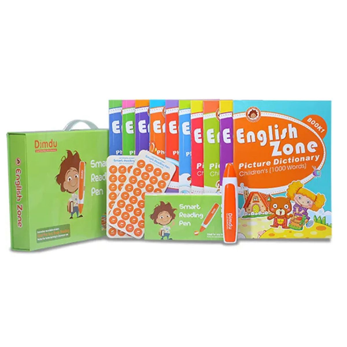 EDUCA - Pack para Aprendizaje de Inglés SmartBook DIMDU y Smar Reading Pen