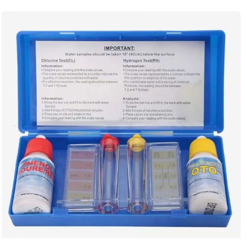 GENERICO - Kit Prueba de Calidad del Agua - Medidor Preciso de PH y Cloro