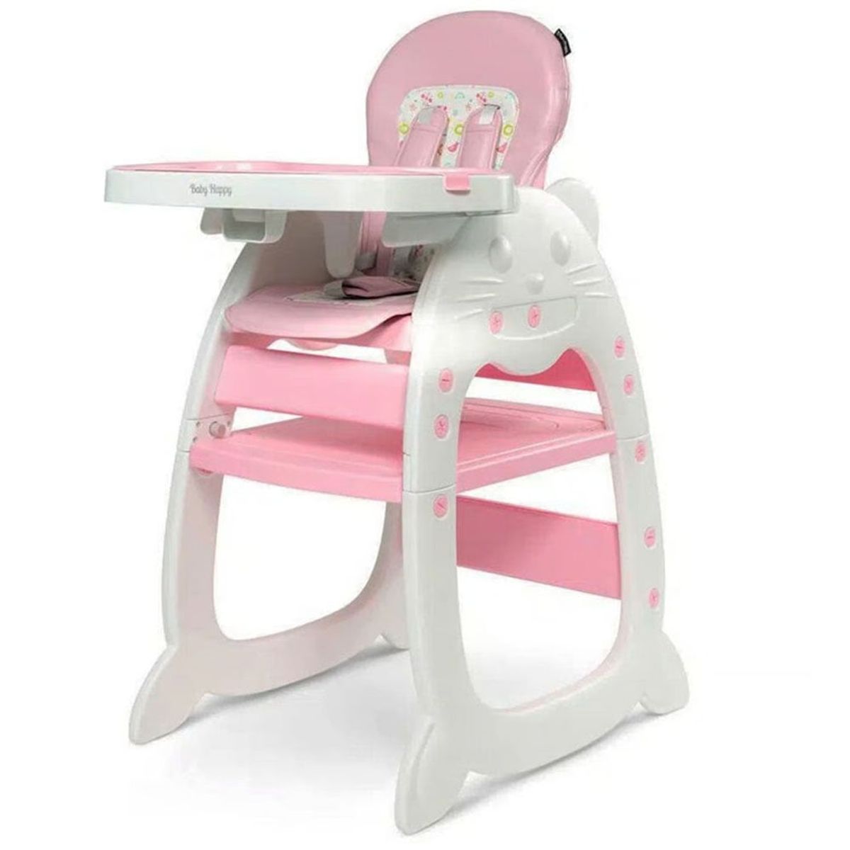 VOYAGE - Silla de Comer Gato 3 en 1 Rosado