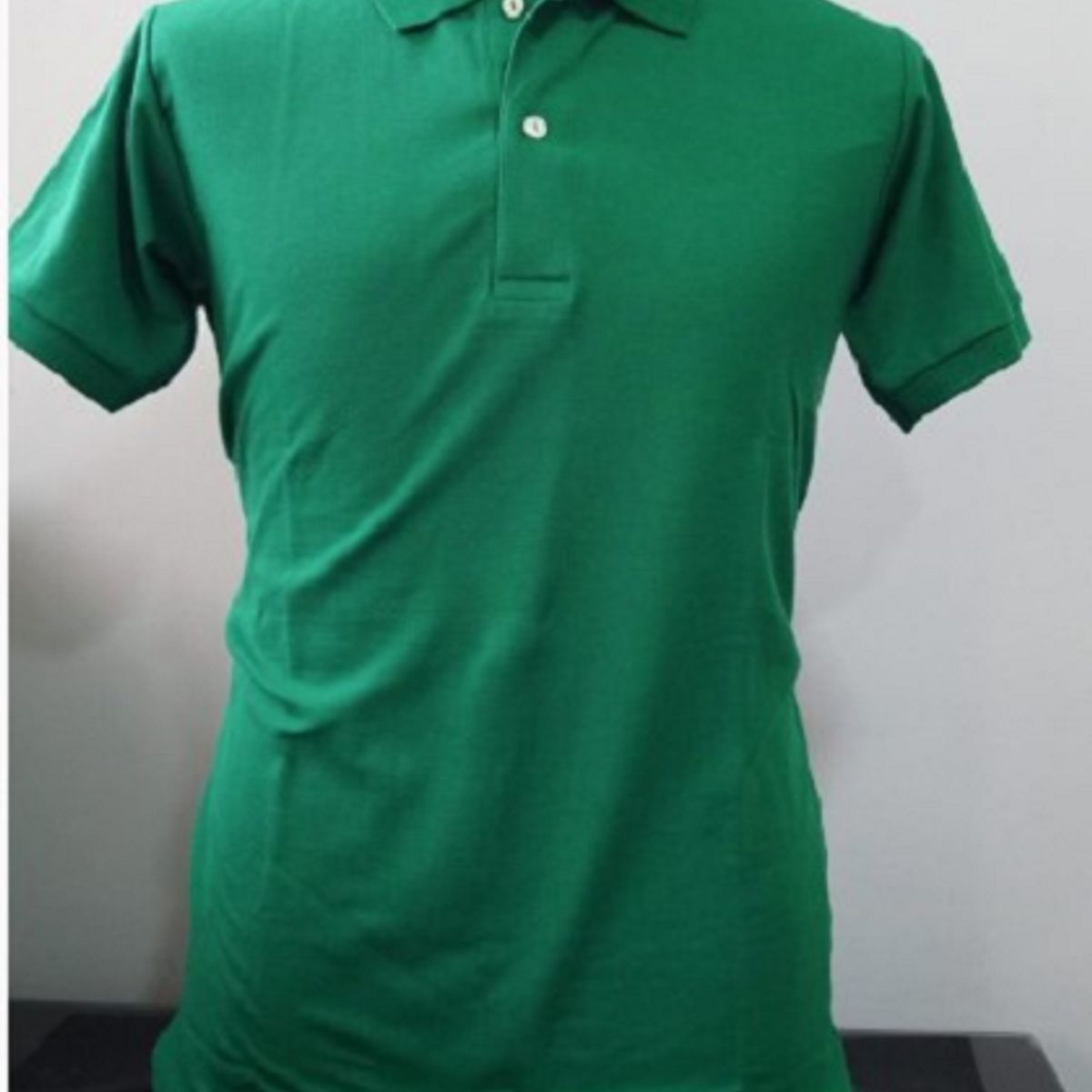 GENERICO - POLO CAMISERO MANGA CORTA VERDE JADE