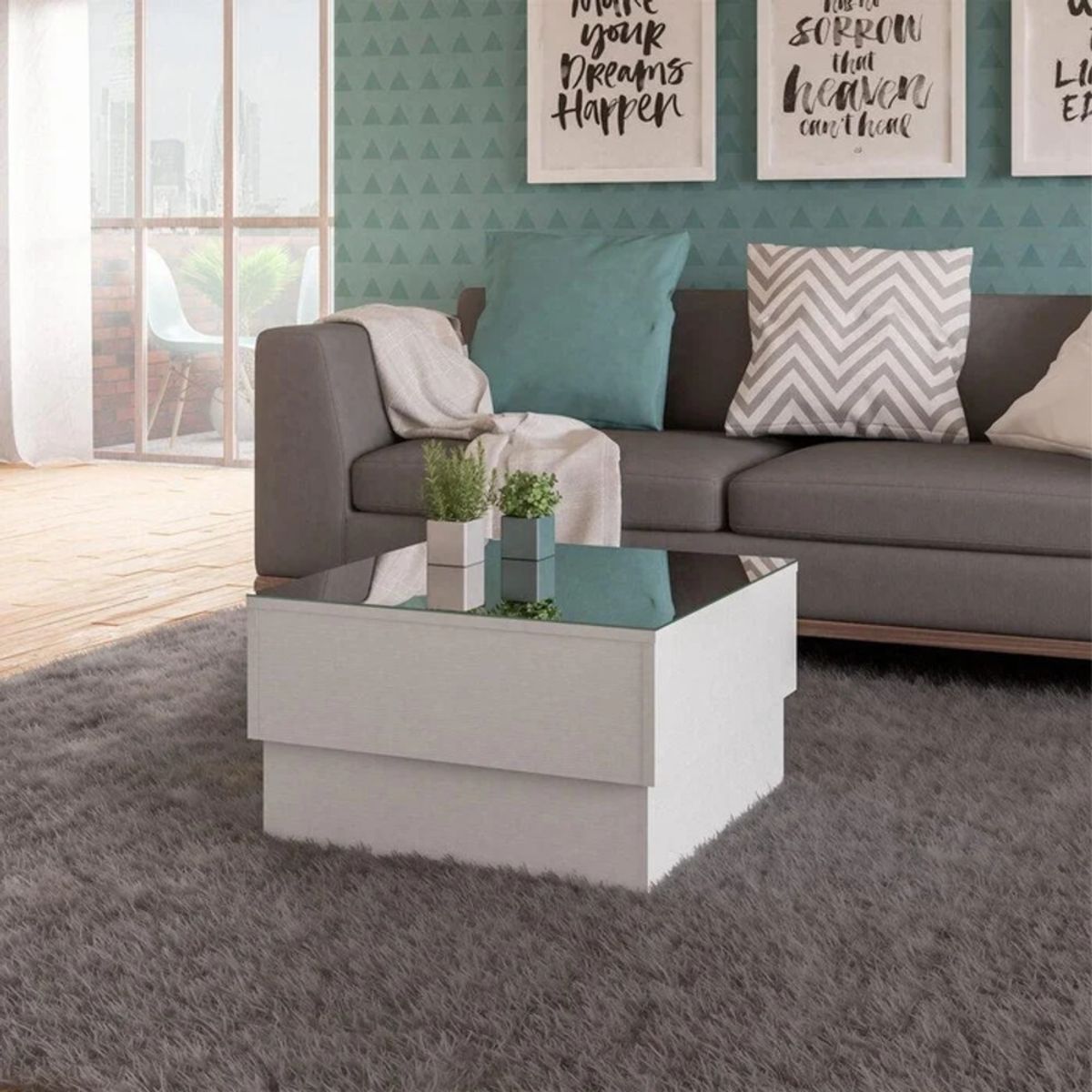 R&R MUEBLES - Mesa de Centro Elea Blanco R&R MUEBLES