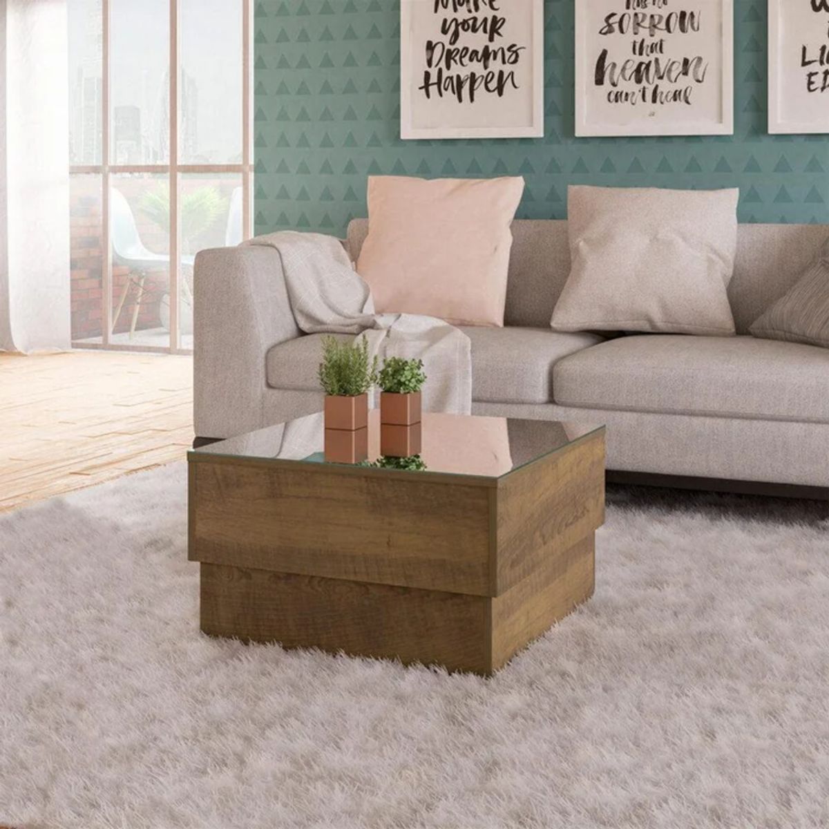 R&R MUEBLES - Mesa de Centro Elea Marrón R&R MUEBLES