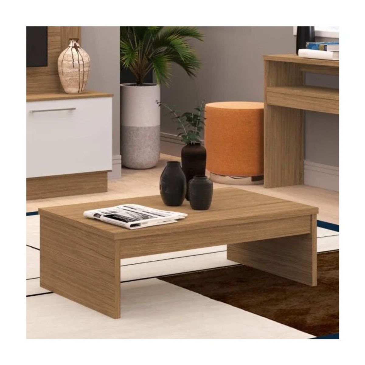 R&R MUEBLES - Mesa de Centro Alus Marrón R&R MUEBLES