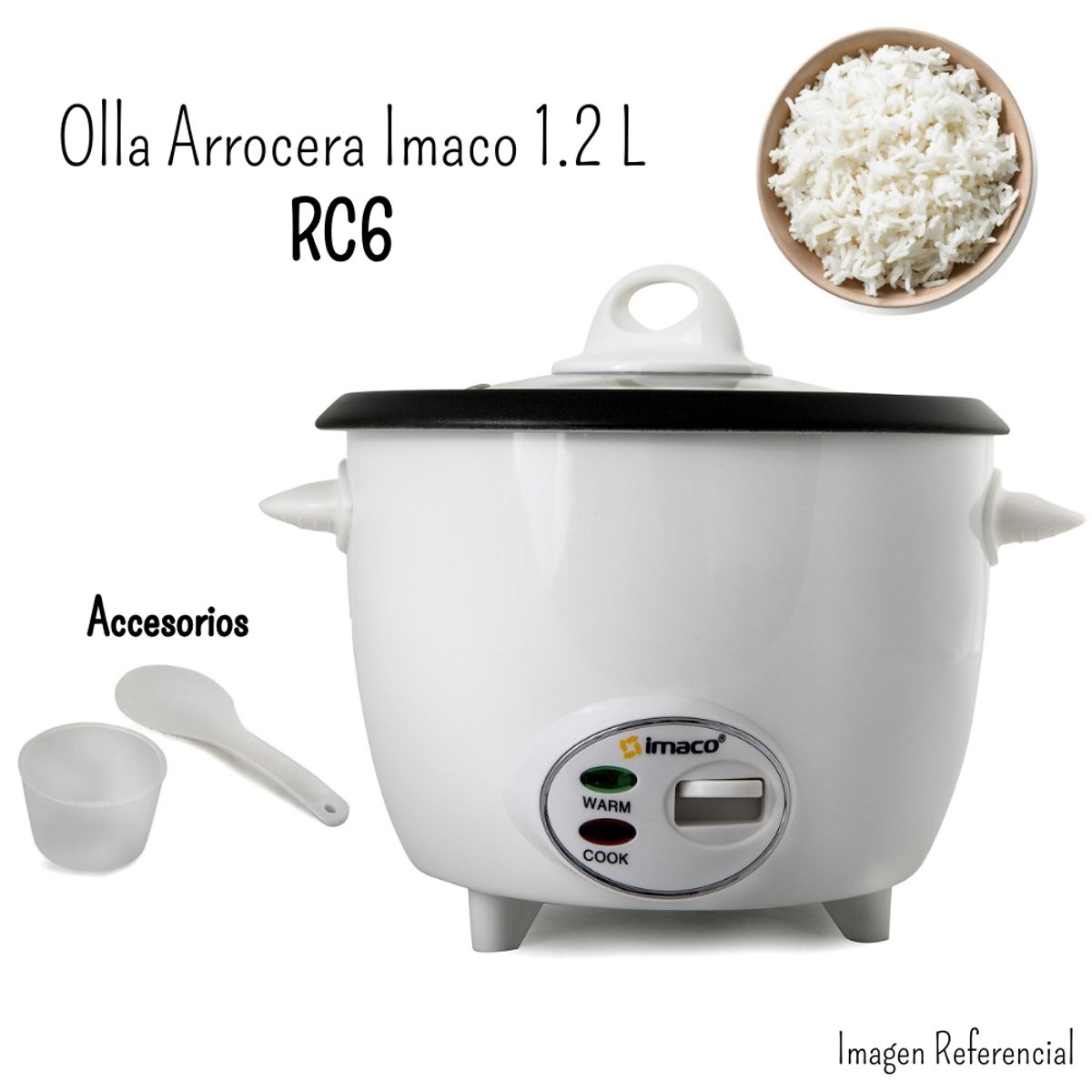 Imaco - Olla Arrocera Imaco 1.2 Litros RC6