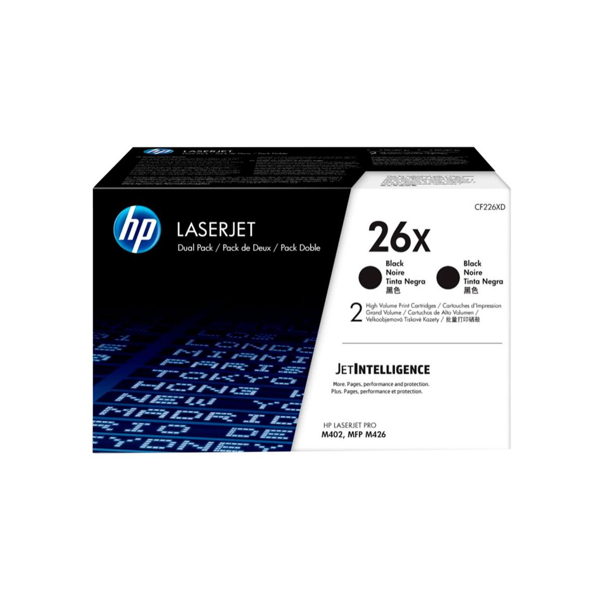 HP - TONER HP CF226XD 26X DUAL PACK NEGRO 18000PG PN CF226XD