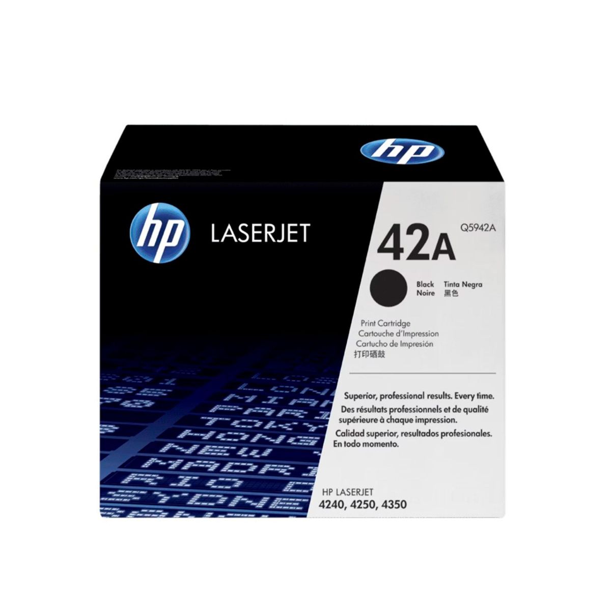 HP - TONER HP Q5942A 42A LJ 424042504350  NEGRO PN  Q5942A