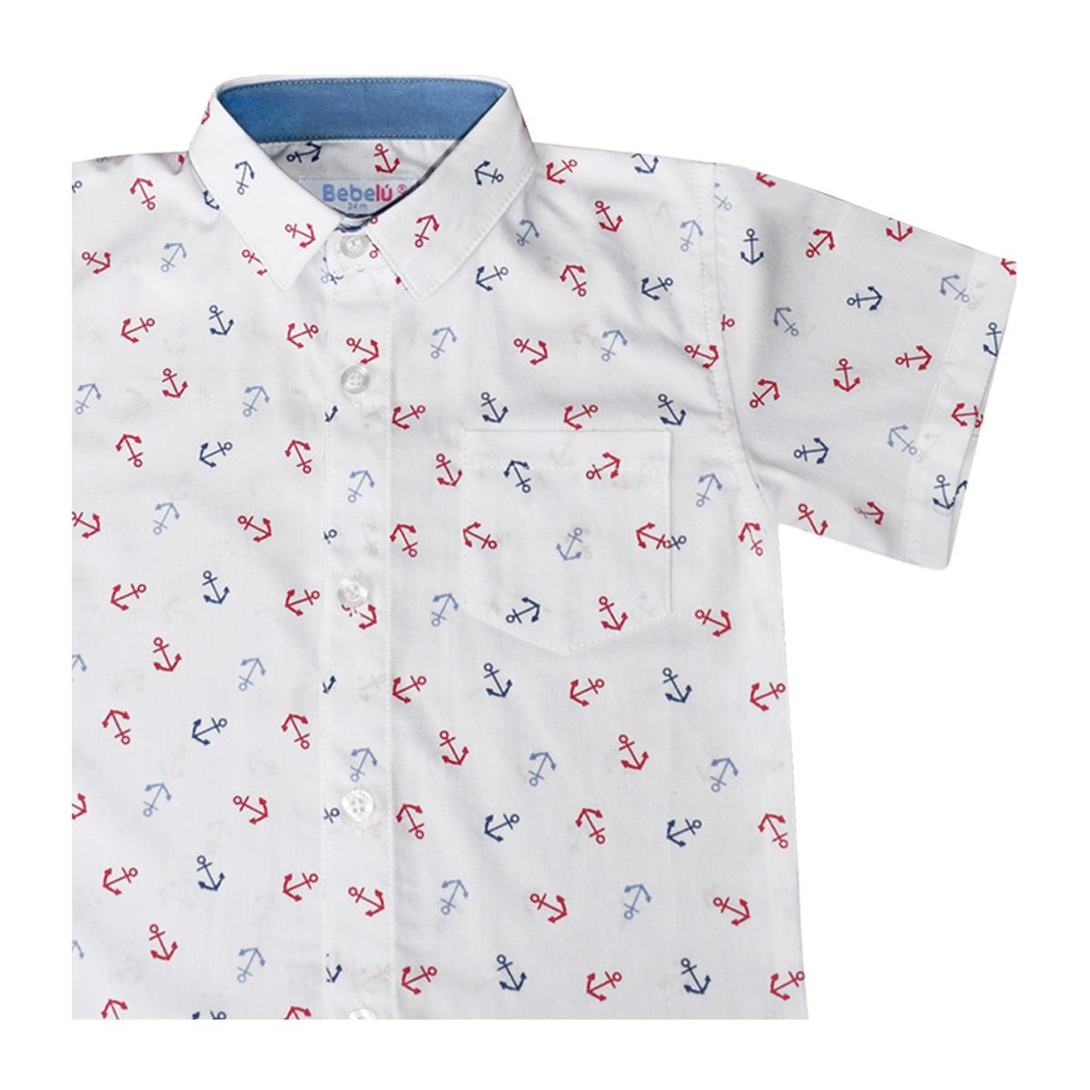 BEBELU - Camisa Nansú Santiago Manga Corta Para Niño Bebelú