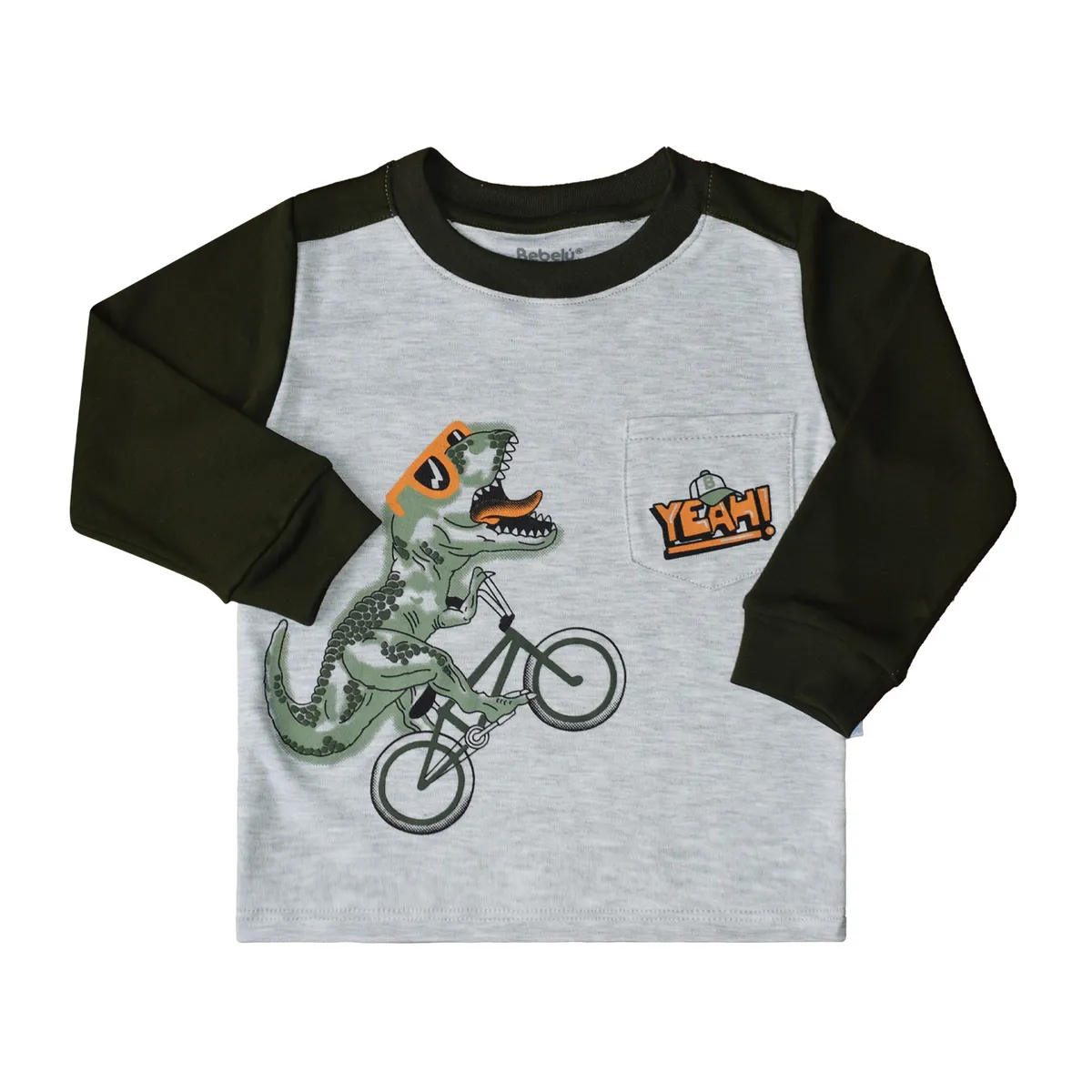 BEBELU - Polo Pima Dino Manga Corta Para Niño Bebelú