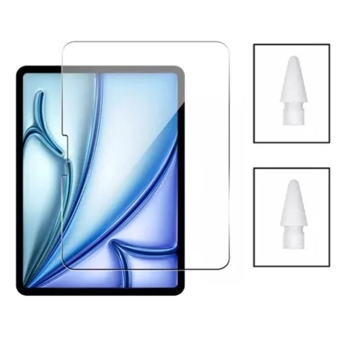 GENERICO - Mica Vidrio Templado Para iPad Air 7 M3 11 Del 2025 Y Puntas