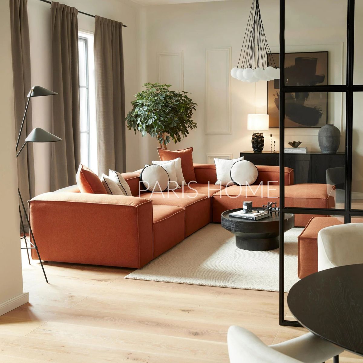 GENERICO - Seccional Derecho Rinconera Grande Monarch Tejido - Terracota