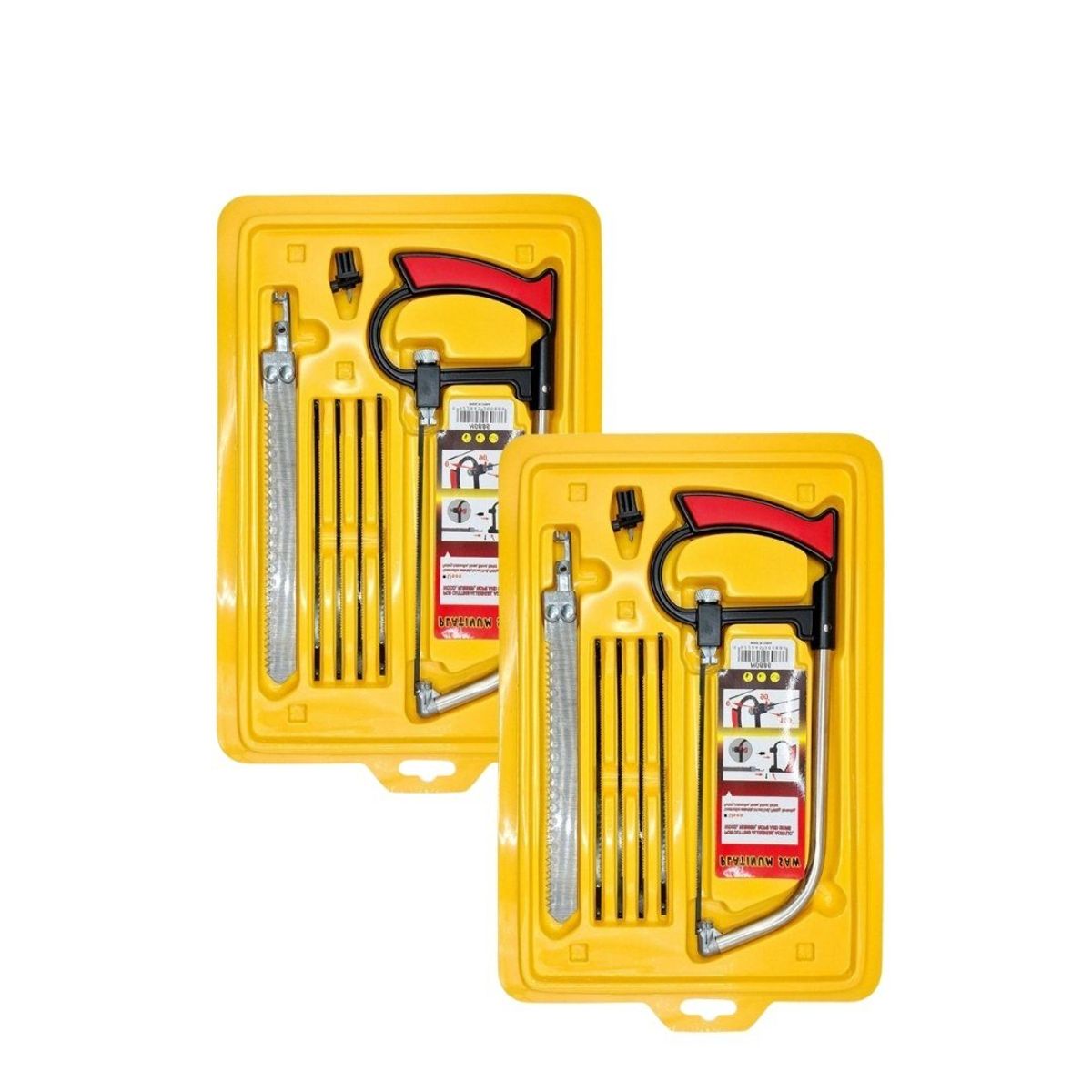 ROSH - Sierra Multiusos 8 en 1 – Pack de 2 Doble Precisión y Versatilidad