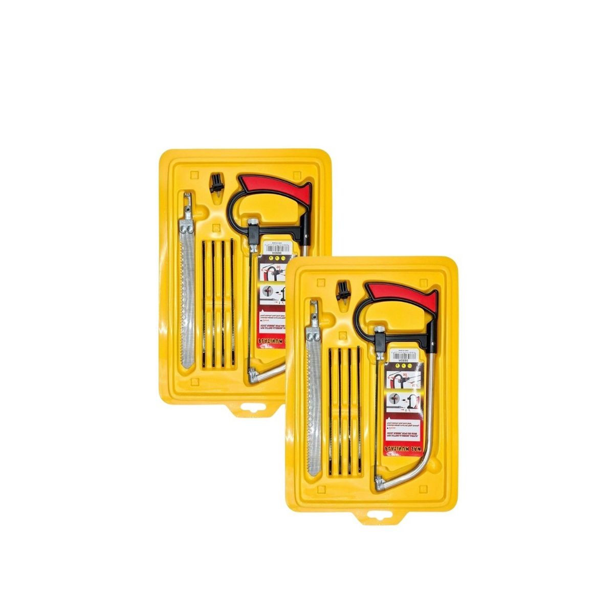 ROSH - Sierra Multiusos 8 en 1 – Pack de 2 Doble Precisión y Versatilidad