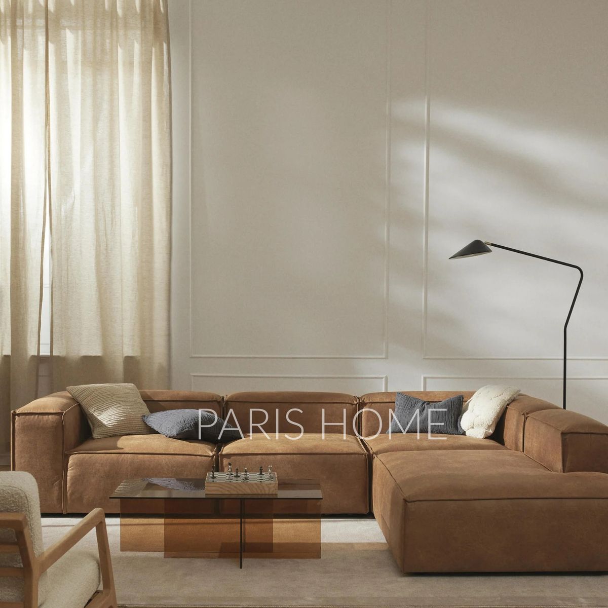 GENERICO - Seccional Derecho Rinconera Grande Monarch Ultracuero - Marrón