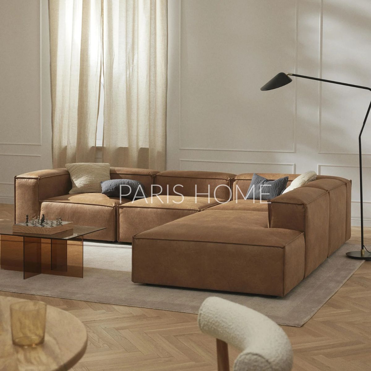 GENERICO - Seccional Derecho Rinconera Grande Monarch Ultracuero - Marrón