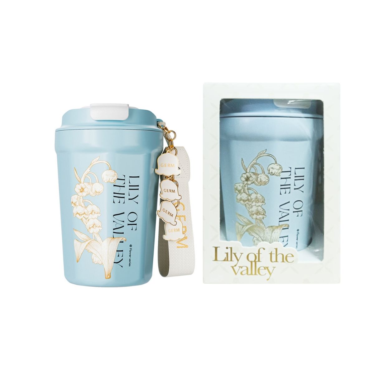 GERM - Vaso Térmico Germ De Acero Inox Valles Azul  390ml / 13.1oz