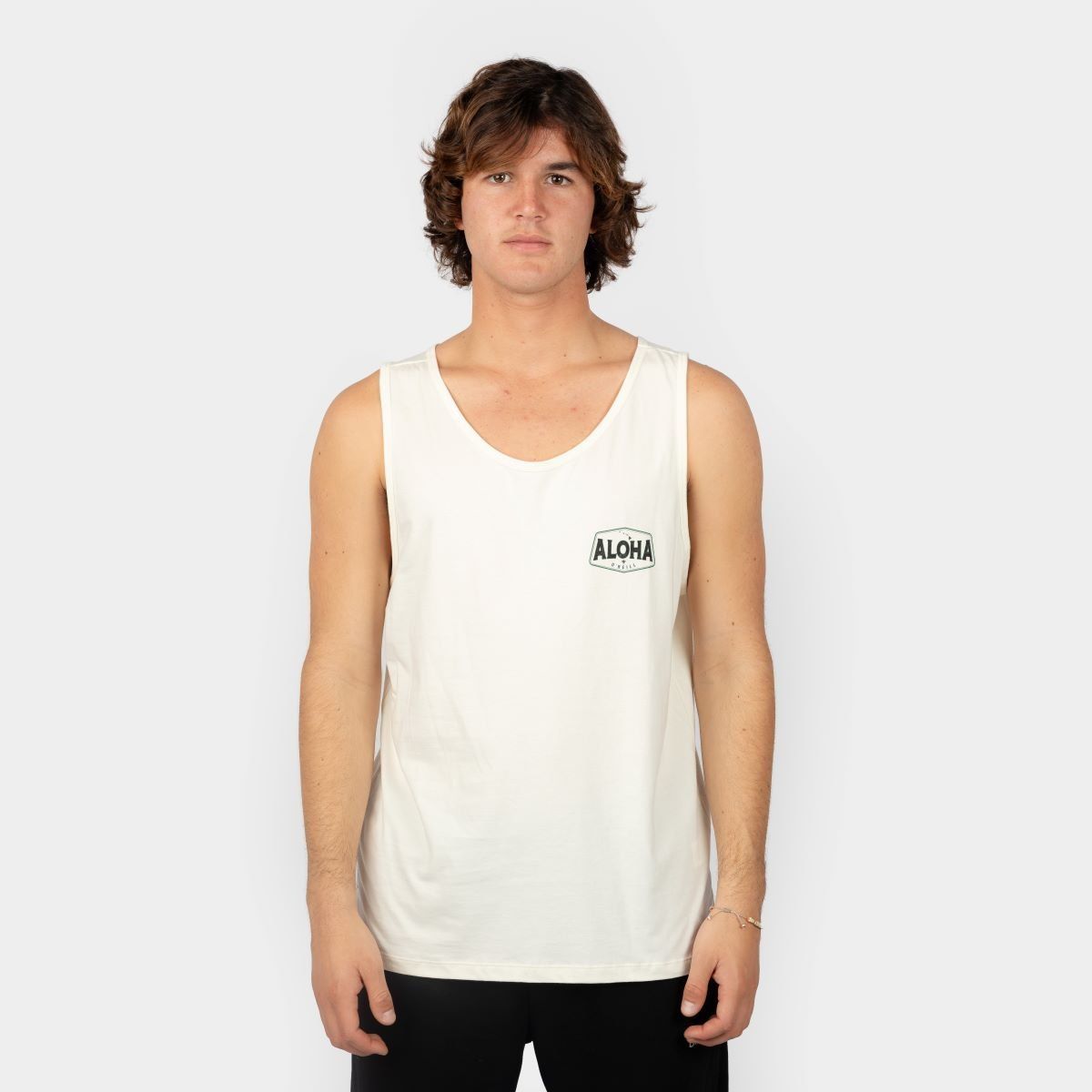 O'NEILL - BIVIDI HOMBRE ONEILL BIG ALOHA TANK POWDER WHITE