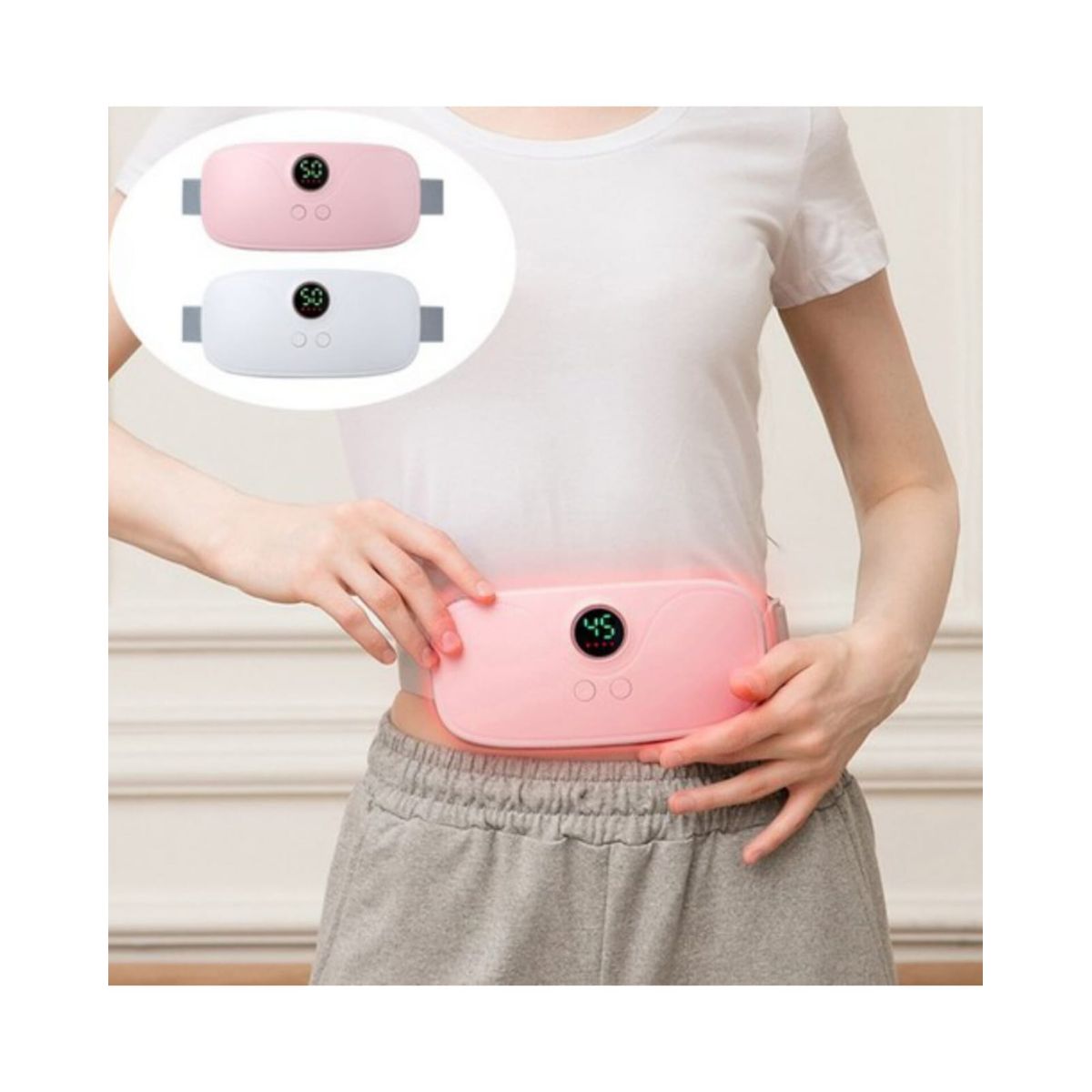 OEM - Cinturón Almohadilla De Calor Alivia Cólicos Menstruales