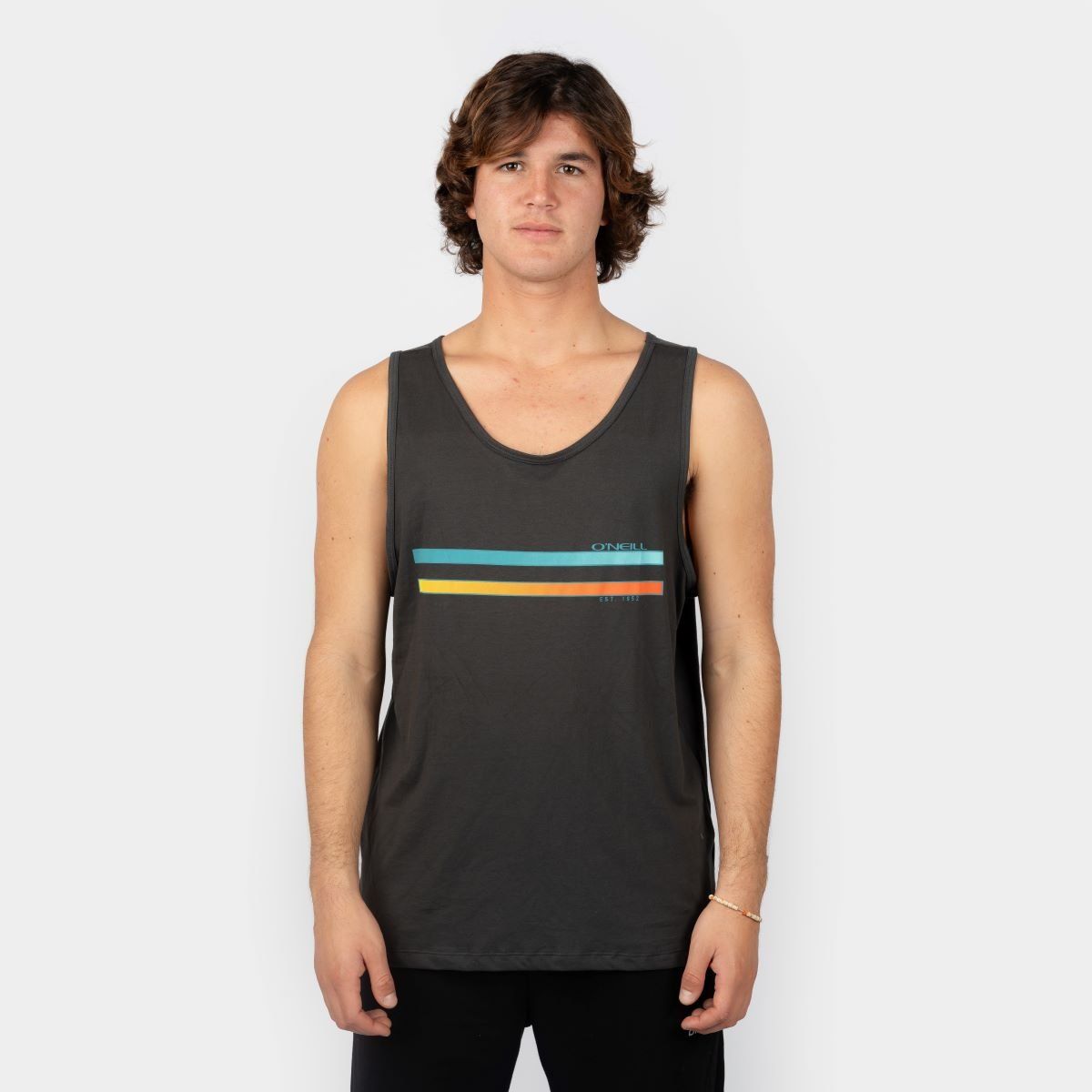 O'NEILL - BIVIDI HOMBRE ONEILL COMP STRIPE TANK RAVEN