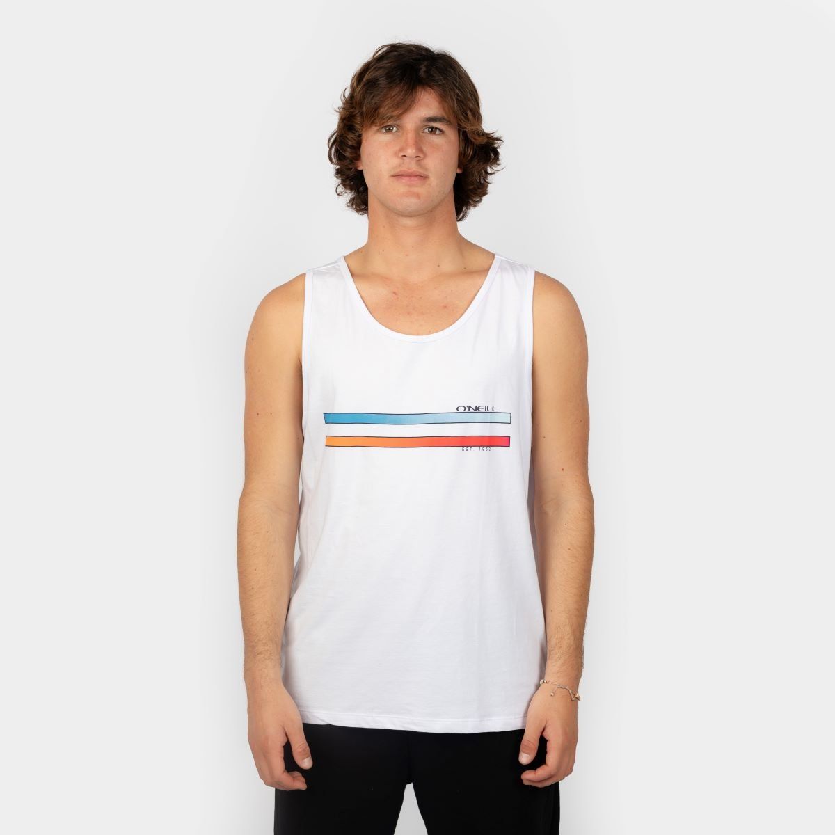 O'NEILL - BIVIDI HOMBRE ONEILL COMP STRIPE TANK SNOW WHITE