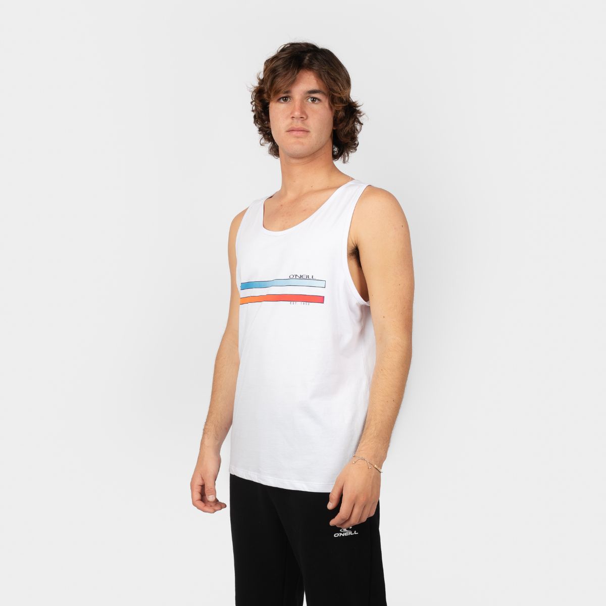 O'NEILL - BIVIDI HOMBRE ONEILL COMP STRIPE TANK SNOW WHITE