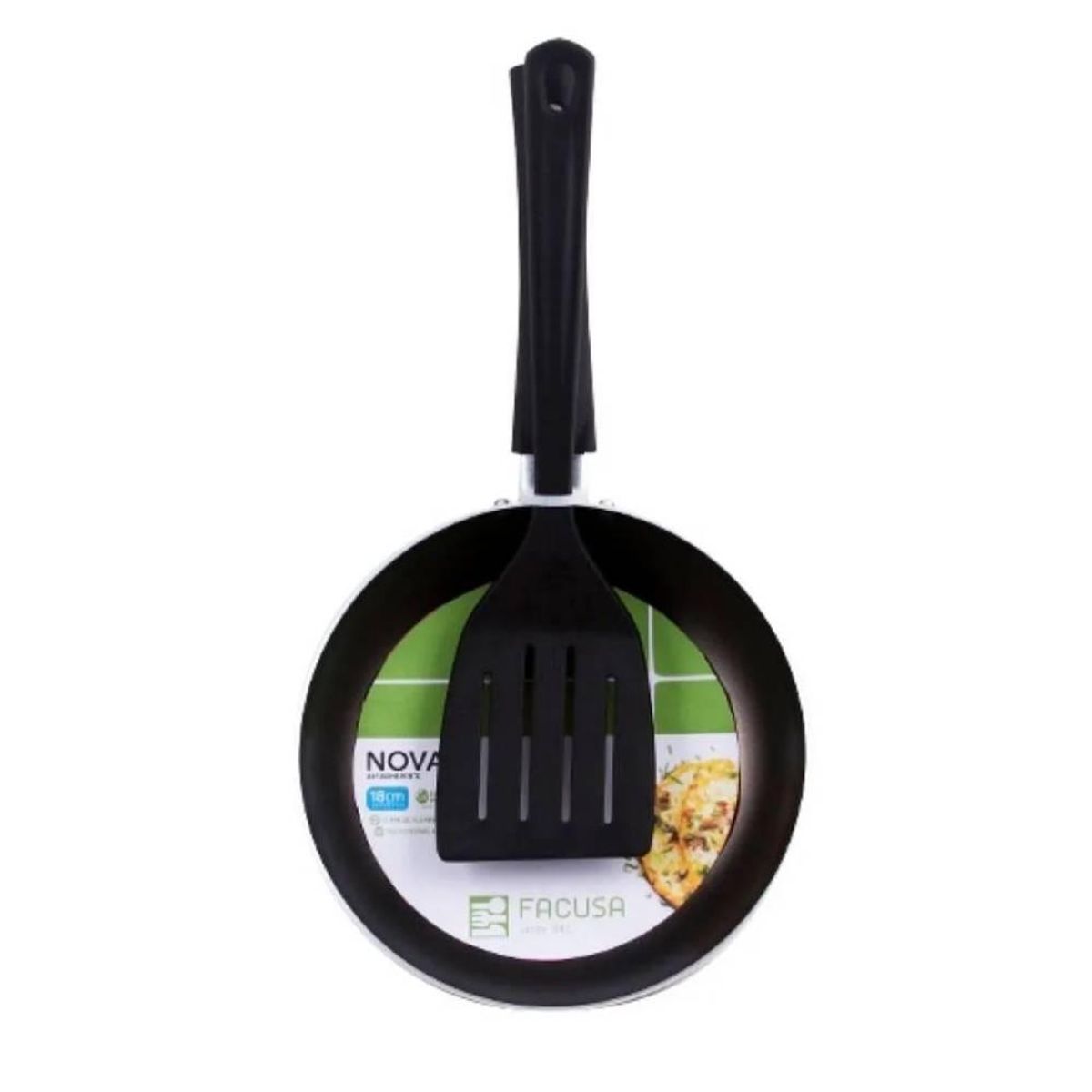 FACUSA - SARTÉN FACUSA ANTIAD. NOVA 18CM +ESPAT. NYLON 4 75145643