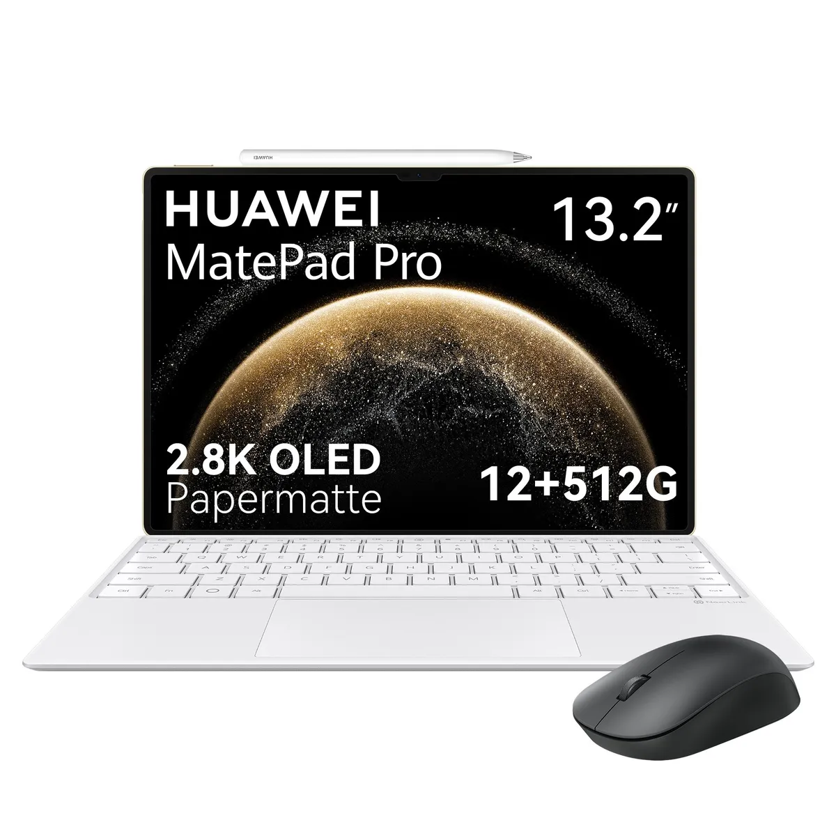 HUAWEI - HUAWEI MatePad Pro 13.2 PaperMatte WIFI 12+512GB Champagne + Teclado + Lapiz + Mouse