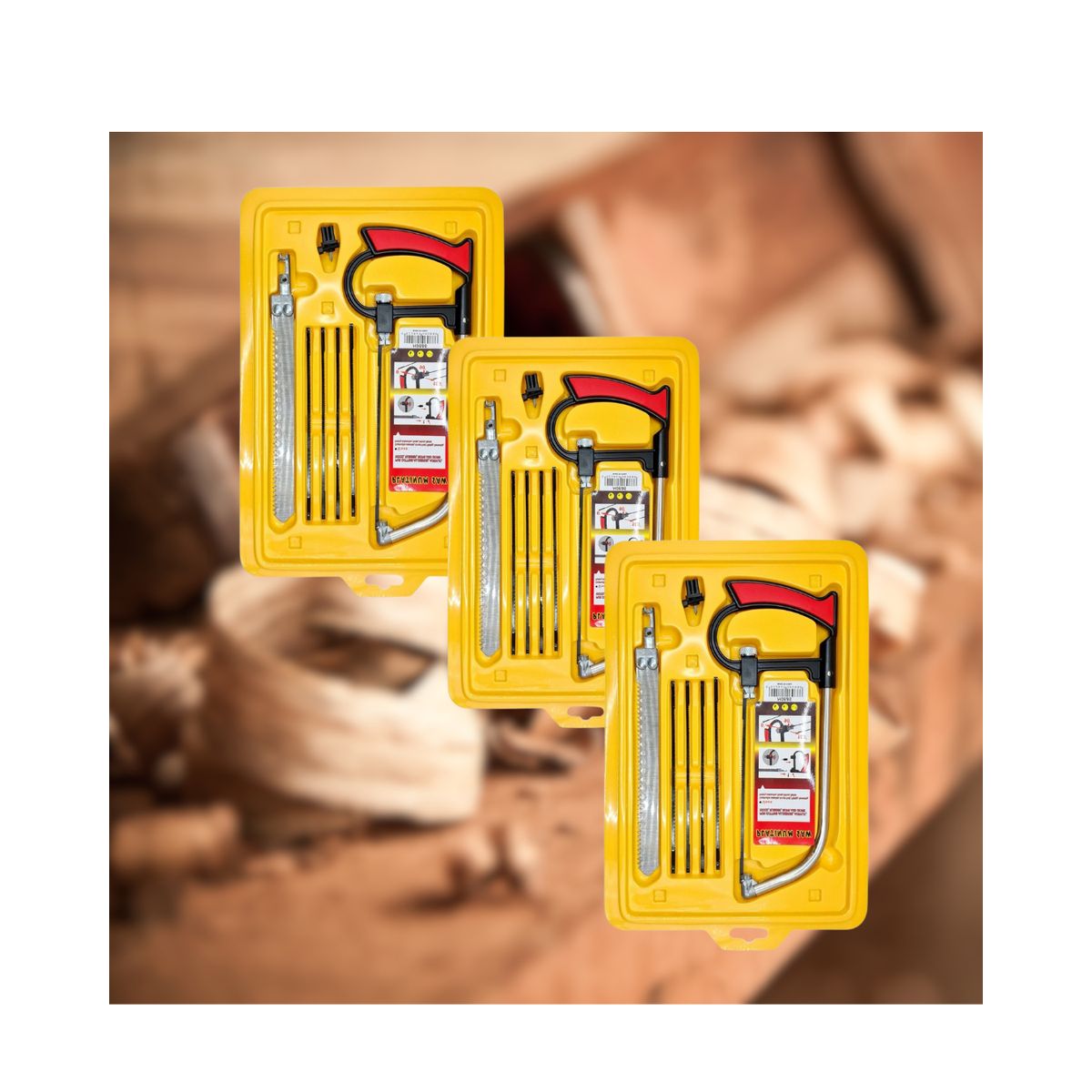 ROSH - Sierra Multiusos 8 en 1 – Pack de 3 Máxima Versatilidad y Precisión