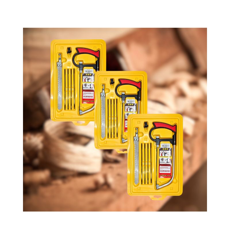 ROSH - Sierra Multiusos 8 en 1 – Pack de 3 Máxima Versatilidad y Precisión