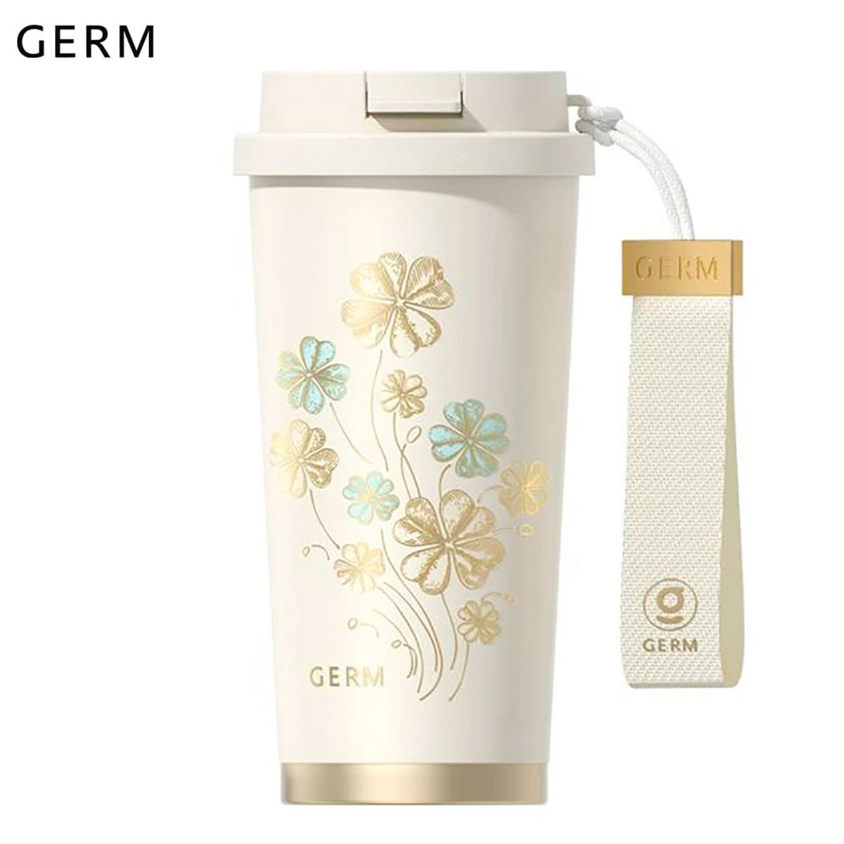 GERM - Vaso Térmico Germ Acero Inox Trébol Degradado 500Ml  196Oz