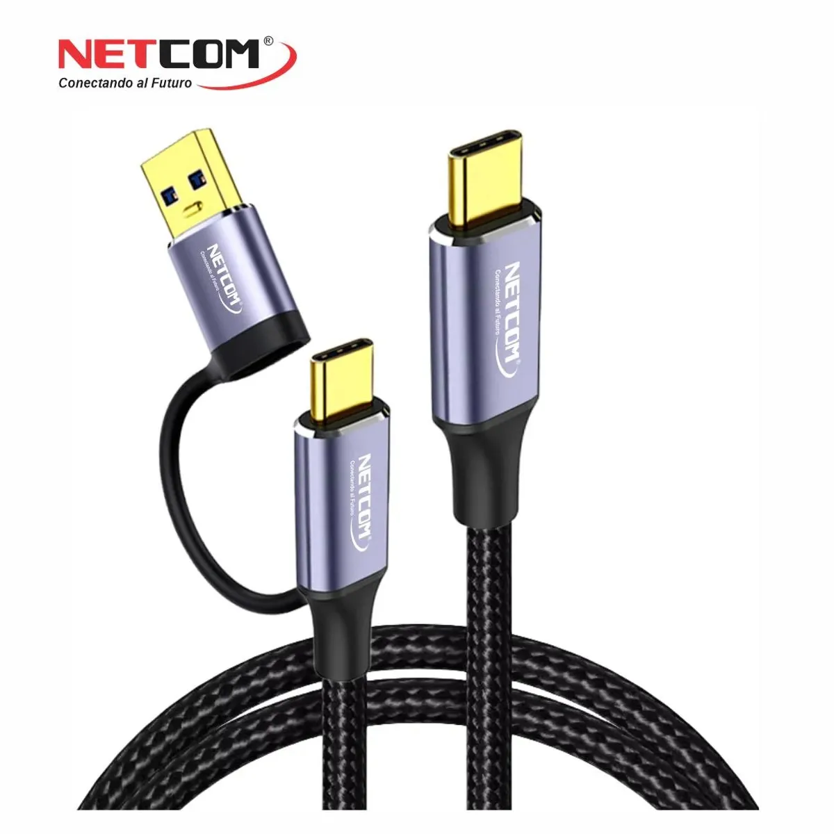 GENERICO - CABLE TIPO C A C CON ADAPTADOR USB 3.0 2 EN 1 5GBPS 5M