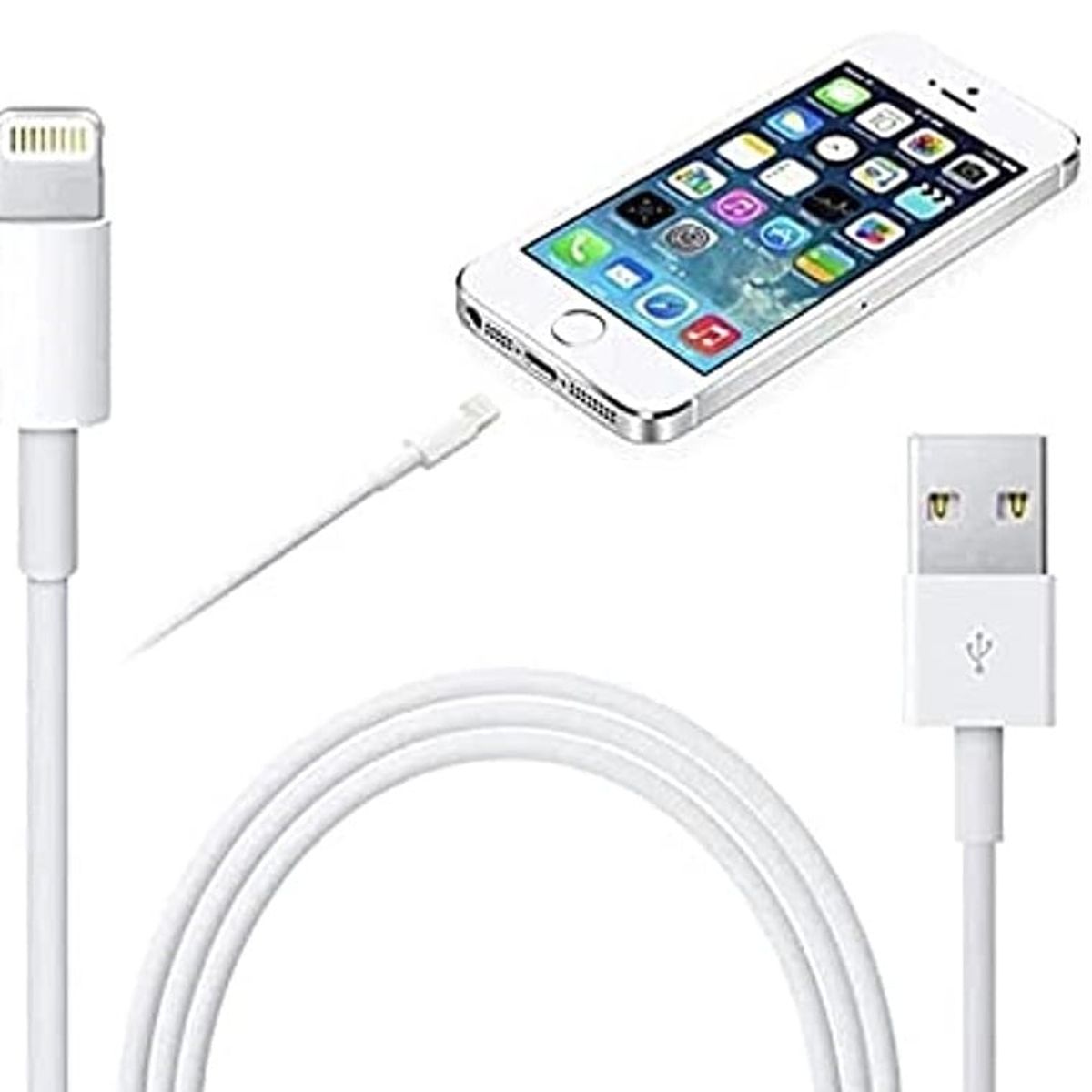 SMART - CABLE USB A CONECTOR LIGHTNING 1M DE CARGA RAPIDA