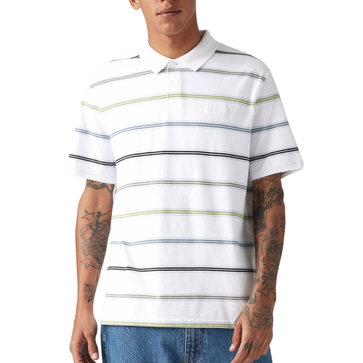 LEVIS - Polo Hombre Authentic Polo Blanco Levis