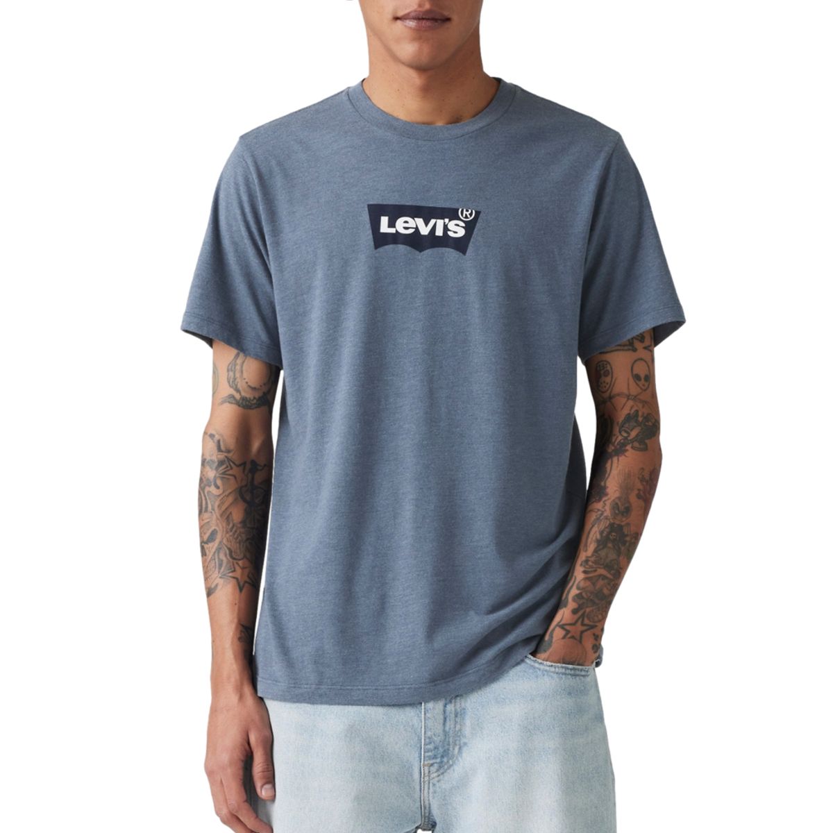 LEVIS - Polo Hombre Graphic Crewneck Tee Azul Levis