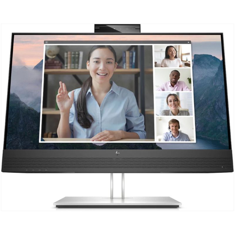 HP - Monitor HP E24mv G4 de 23.8" IPS Full HD, Webcam de 5 MP, Altavoces