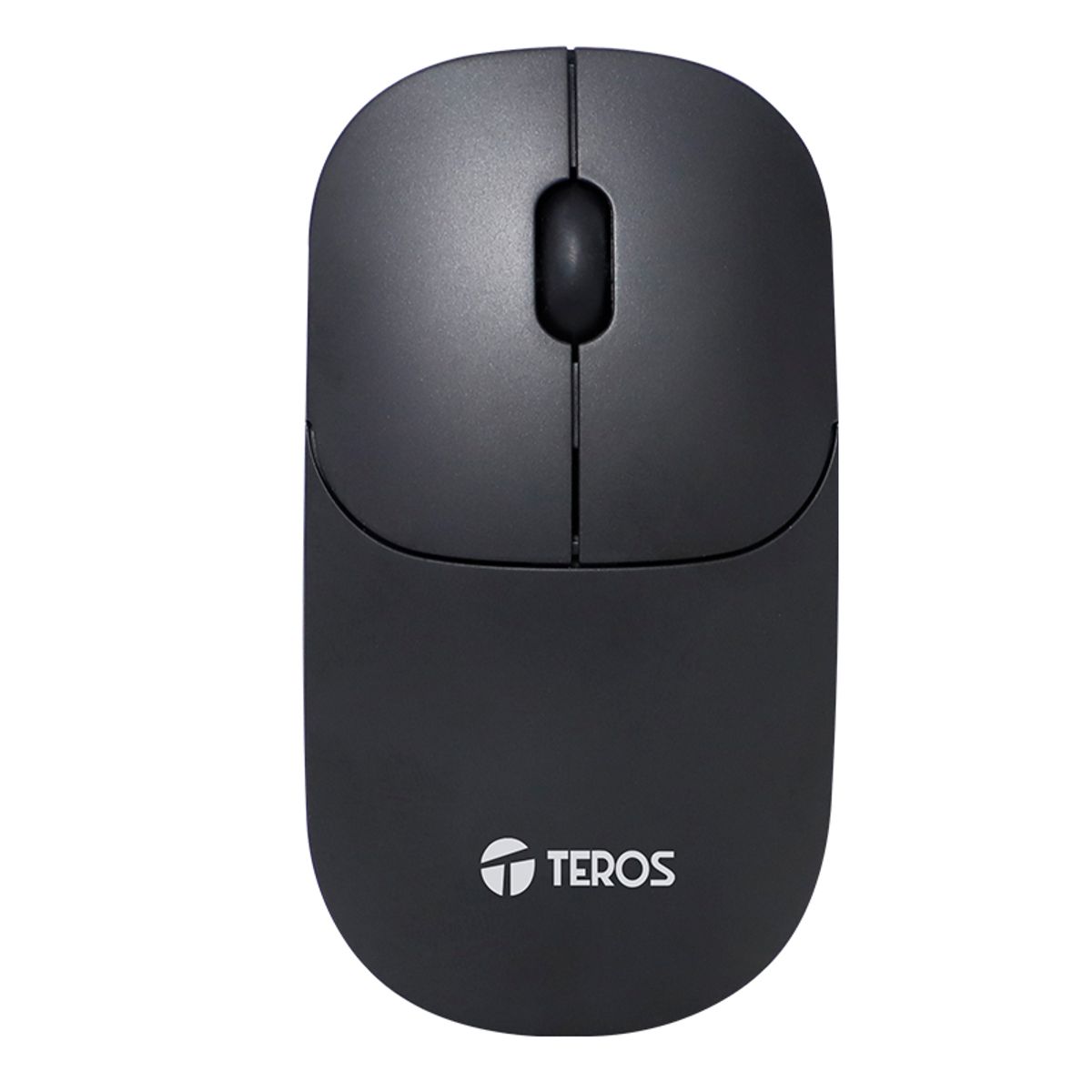 TEROS - Mouse Optico inalambrico Teros TE-1217S Negro 1000 dpi receptor USB.