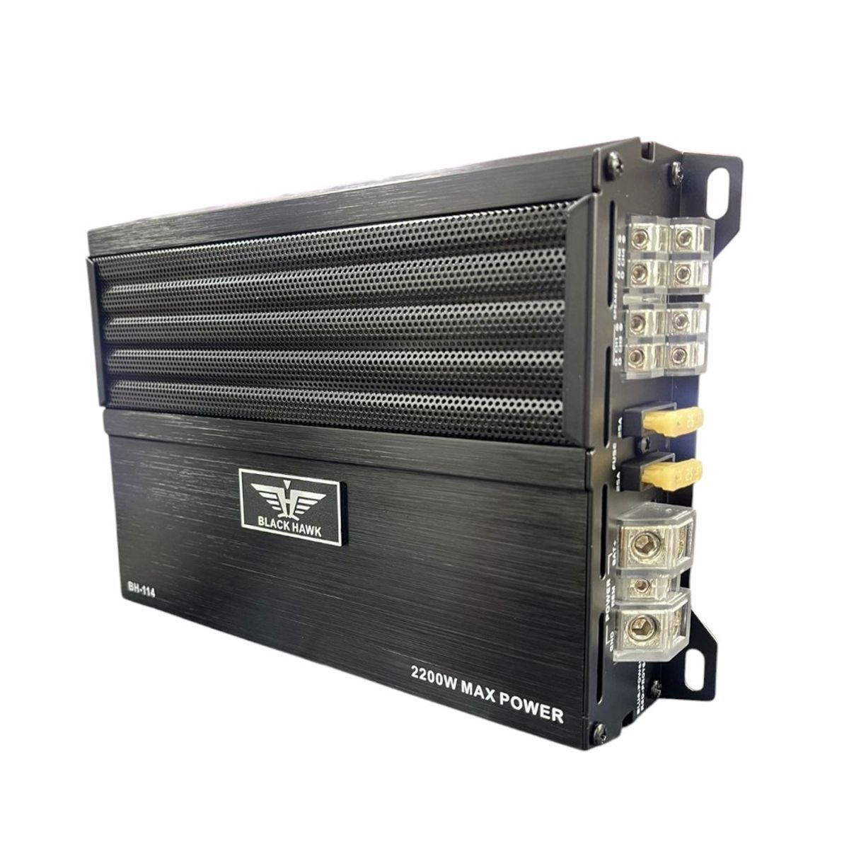 BLACK HAWK - Amplificador Digital 2200W 4 Canales Black Hawk